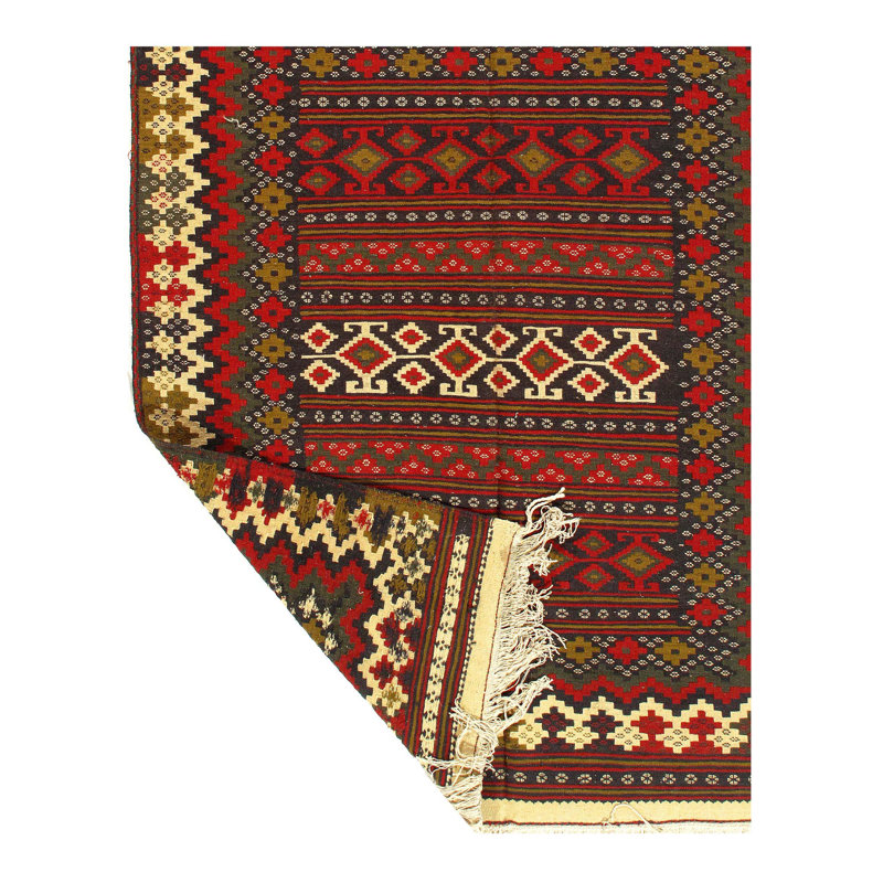 One-of-a-Kind 6'6" X 4'11" Area Rug in Red