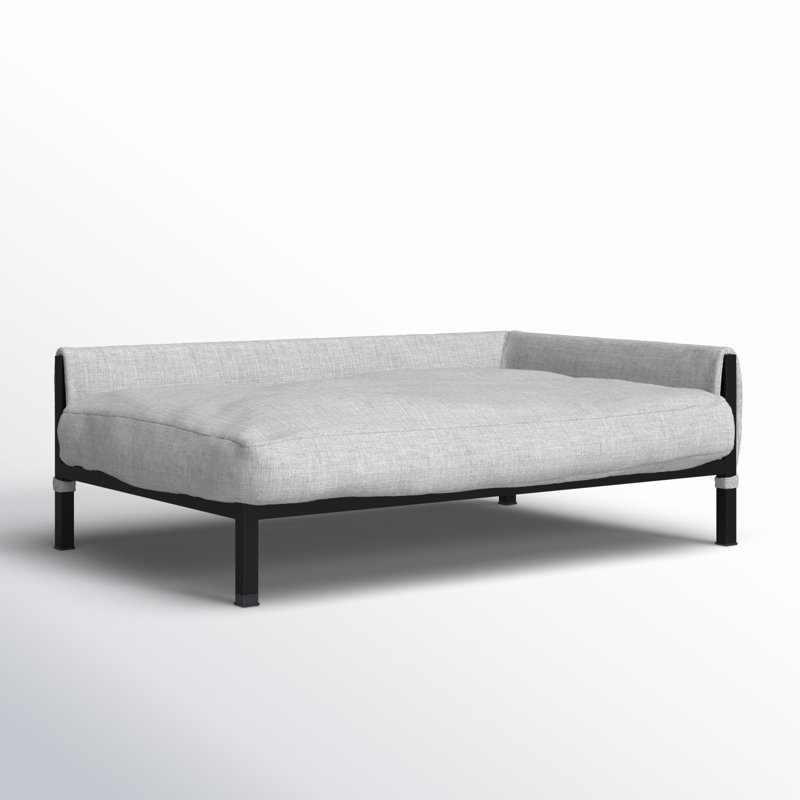Canapé pour chien en métal avec coussin Bressyln