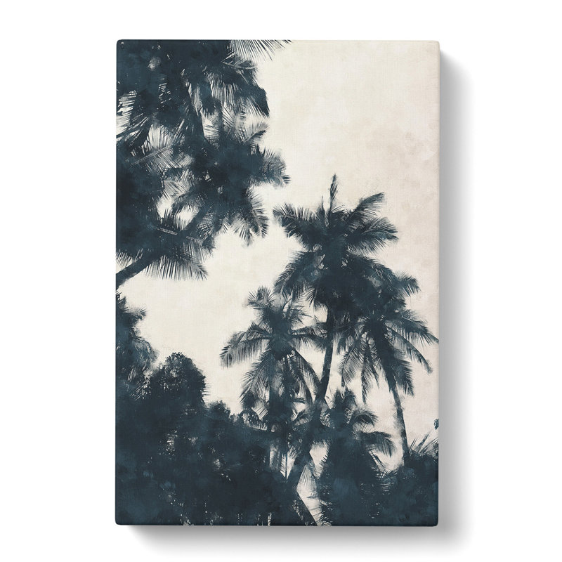 Palm Tree Fronds - Wrapped Canvas Painting, 50cm H x 35cm W x 3cm D