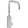 Gooseneck Single-Hole Touchless Hybrid Energy Cell-Powered Commercial Faucet with Insight Technology and Temperature Mixer