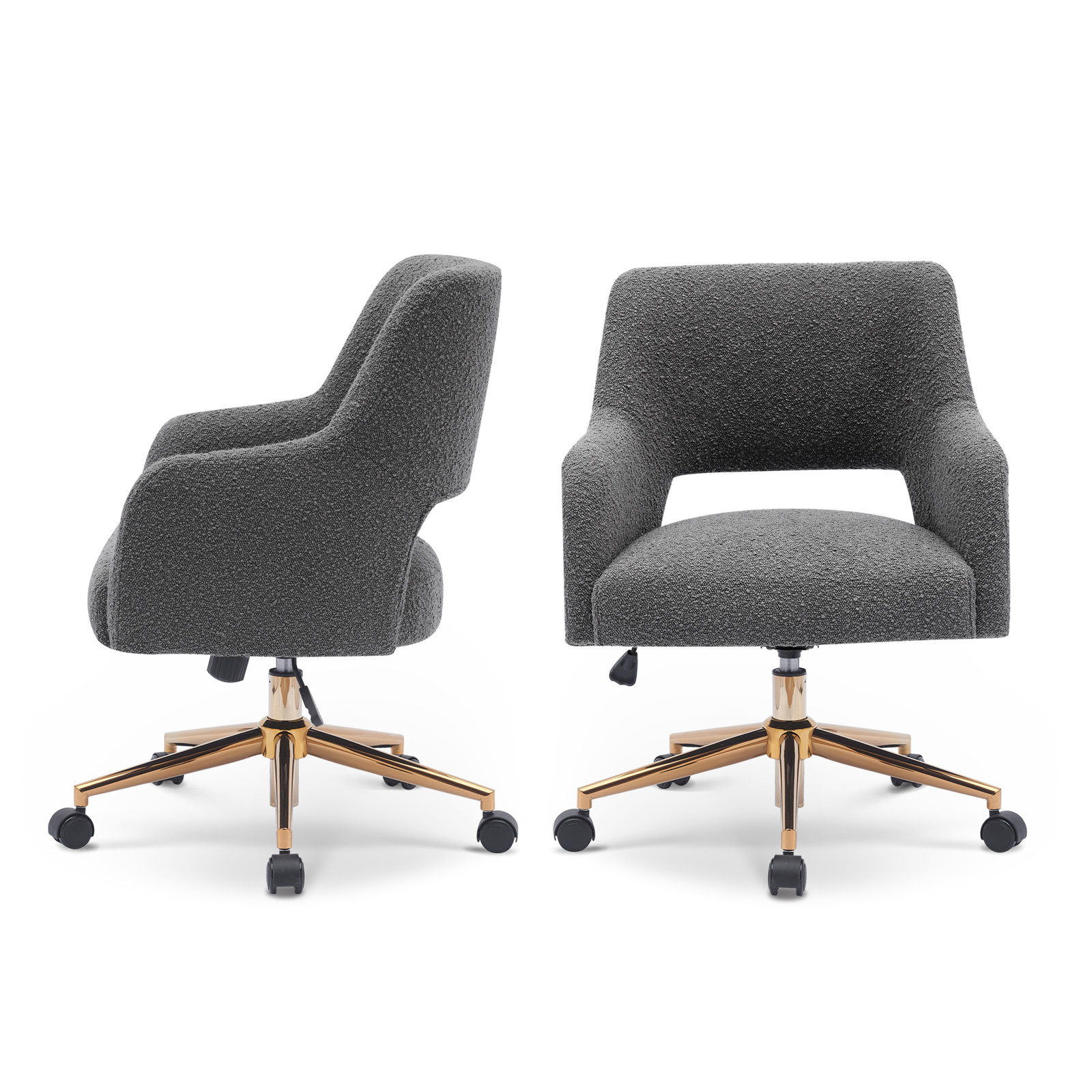 Swivel Office Chair, Gray