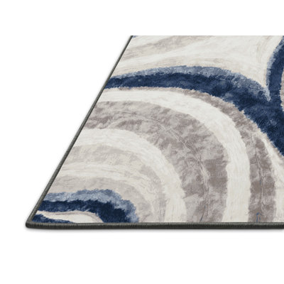 Silky Soft Plush Gray Area Rug