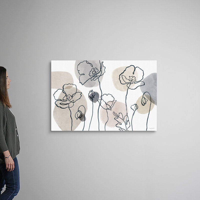 «Think Neutral 01» par Lisa Audit - reproduction d'art, Toile tendue, H 32 po x l 48 po x P 1,25 po