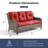 Carolina 72'' Wide Outdoor Wicker Patio Sofa with Cushions-738245848-749073236
