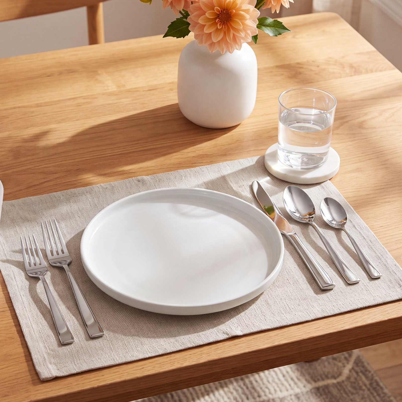 Mikasa Essex 20-Piece 18/10 Stainless Steel Flatware Set, Service for 4