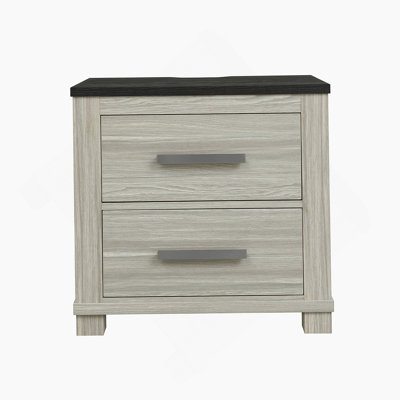 Table de chevet avec 2 tiroirs
