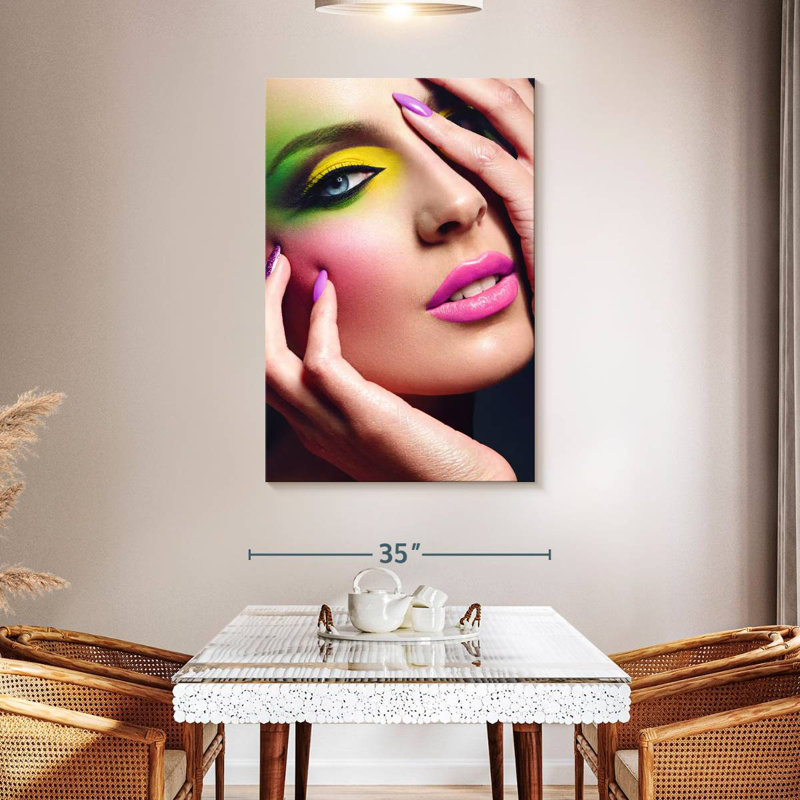 Shuttleworth Flashy Makeup, 48" H x 32" W