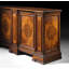 84" Wide 1 Drawer Walnut Wood Sideboard