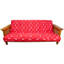 Housse pour futon à coussins carrés / rectangulaires NCAA-7542009