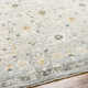 Tahoma Oriental Machine Made Power Loomed Polyester Area Rug in Light Aqua