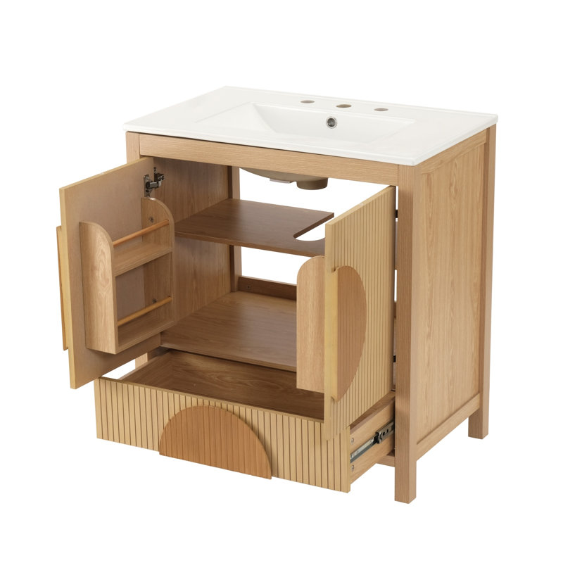 Meuble-lavabo simple 30 po avec comptoir