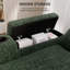 Canapé modulaire en forme de L de 82 po, canapé-lit escamotable pour salon, canapé à assise profonde en chenille modulaire, méridienne réversible, rangement, poches latérales-892492238