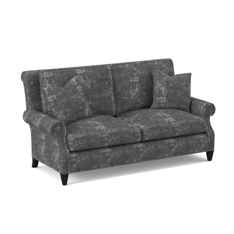 Library Sofa, Espresso, Margaret Tangelo Polyester Blend