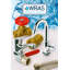 Araya QT Basin Tap Pair Chrome - Lever Handle Bathroom Sink Taps with BSP Fittings and Durable Brass Construction