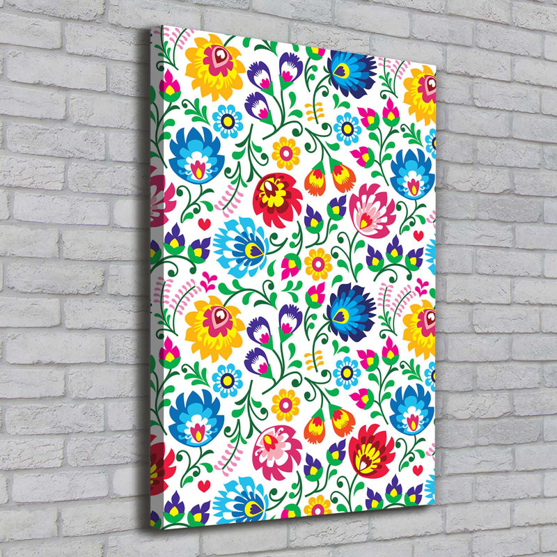 Ethnic Pattern - Wrapped Canvas Print