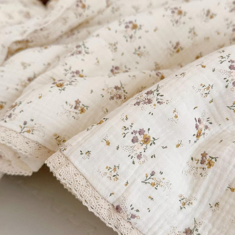 Mignon courtepointe / couverture en coton 2 couches