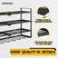 Organisateur d'outils robuste pour montage mural - support à 4 étages et 8 rangées avec rangement pour accessoires