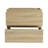 Oak Bathroom Vanity, 24", , Modern Storage Unit 24" Wall Mounted, Oak, Cabinet