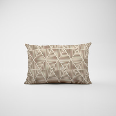 Housse et insert de coussin rectangulaire en polyester pour l'intérieur et l'extérieur