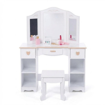 Luxury Makeup Table - Children's Makeup Table, Kids Cosmetic Table, Kids Makeup Vanity, Beauty Desk, and Makeup Desk