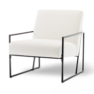 Fauteuil d'appoint en métal Ricci