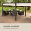 Blumfeldt Fabric Replacement Canopy for Pergola-43145430-43145431