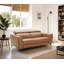 Causeuse Milan en finition caramel-93940220