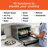 Ninja® Foodi® 10-in-1 XL Pro Air Fry Digital Countertop Convection Toaster Oven with Dehydrate and Reheat, 1800 Watts, Stainless Steel Finish, Silver