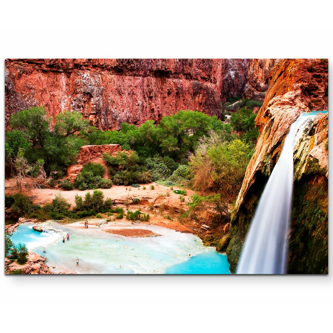 Leinwandbild Havasu Wasserfall – Grand Canyon