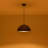 1-Light Distressed Dome Pendant