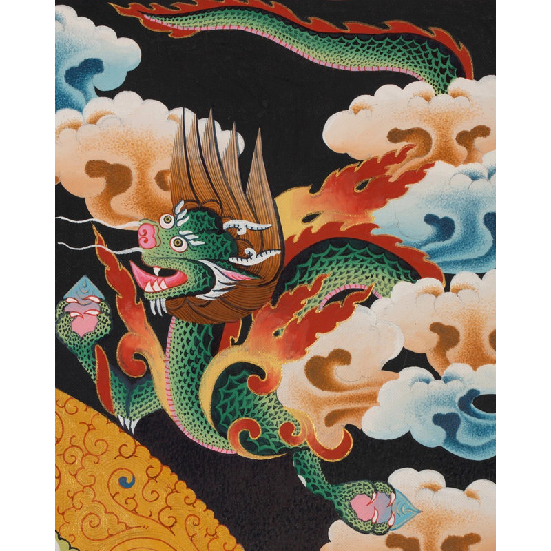 Avalokiteshvara | Chenrezig Thangka (Thangka sans brocart)