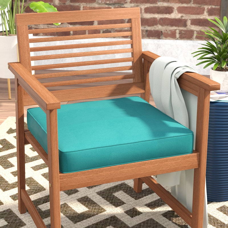 Coussin de siège d'extérieur Parvati, Bleu aqua