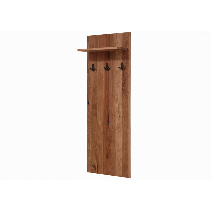 Villanders Solid Wood Wall 3 - Hook Wall Mounted Coat Rack