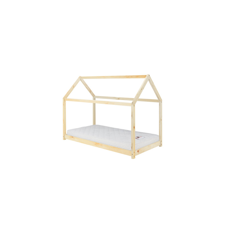 Ariya Single Solid Wood Bed Frame by Mack + Milo, Natural