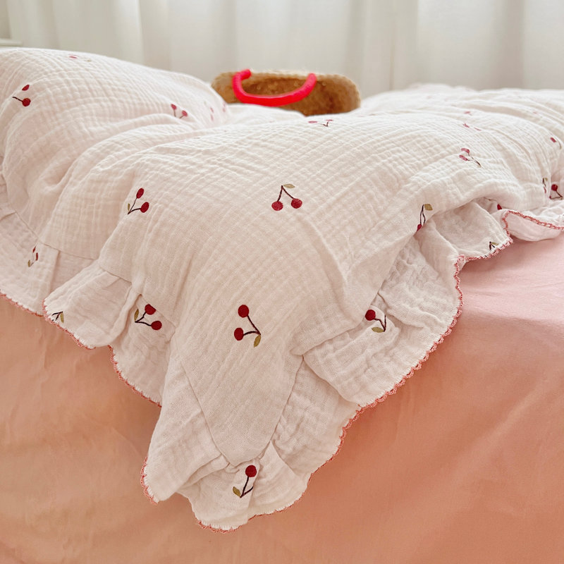 Taie d'oreiller mignonne en coton pour enfants