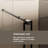 Glass Shower Door 30 - 60 In.W X 72 In.H, 1/4" Thick Tempered Glass, Stainless Steel Handle, Black Supporting Bar, Walk-In Screen, Fashionable And , Leak- Installation Screen Sliding Door, Stable