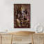 «Ganesha Hindu God Sculpture», reproduction d'art sur toile encadrée-96429210