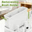 Rangement pour évier et organisateur de cuisine en acier inoxydable avec porte-brosse amovible, support à vaisselle et système de drainage automatique pour le rangement sur le comptoir-120248167