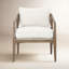 Alexandria 26.75" Wide Polyester Armchair in Knoll Natural-1038491504
