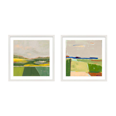 The Berkshires 1 & 2 Framed Print by Andrea Stokes