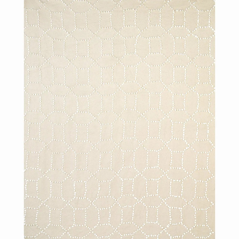 Vento Embroidery Fabric, Taupe/Tan