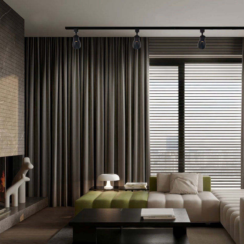 Douille E26 East Grove, Noir mat