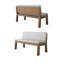 Banc rembourré en coton et lin Patrickson-1009286618