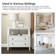 Areebe 2 - Drawer Nightstand with Pull-Out Storage Tray  and Built-In Outlets