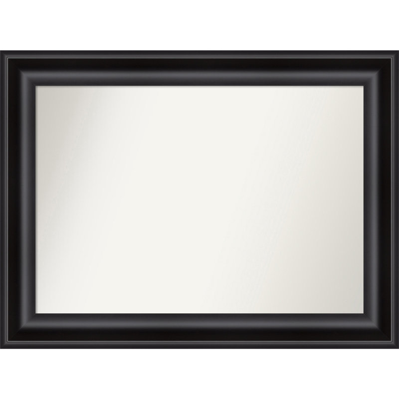 Miroir d'appoint mural en plastique Churchton, 26,75 po x 35,75 po