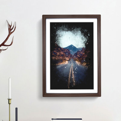 Road to the Valley of Fire - Picture Frame Graphic Art Print