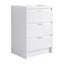 Meuble-lavabo autoportant de 72 po avec lavabo en résine et armoire à 1 côté, tiroirs à fermeture en douceur, blanc brillant, contreplaqué (emballage KD)