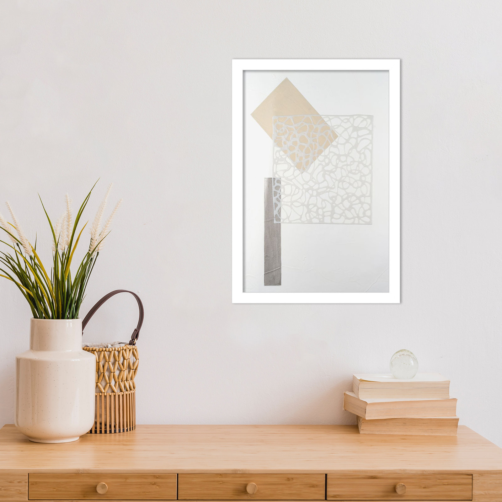 Nooks and Crannies No. 3 Print, 17" H x 12" W, White
