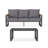 All-Weather Outdoor Sofa Set with Ergonomic Reclining and Tempered Glass Table-677018423