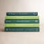 Modern Boxwood Book Stack, S/5